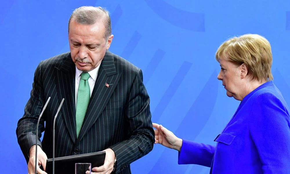 ''Ενθάρρυνση'' της Ελλάδας ζητάει ο Ερντογάν από την Μέρκελ για συνέχιση του διαλόγου